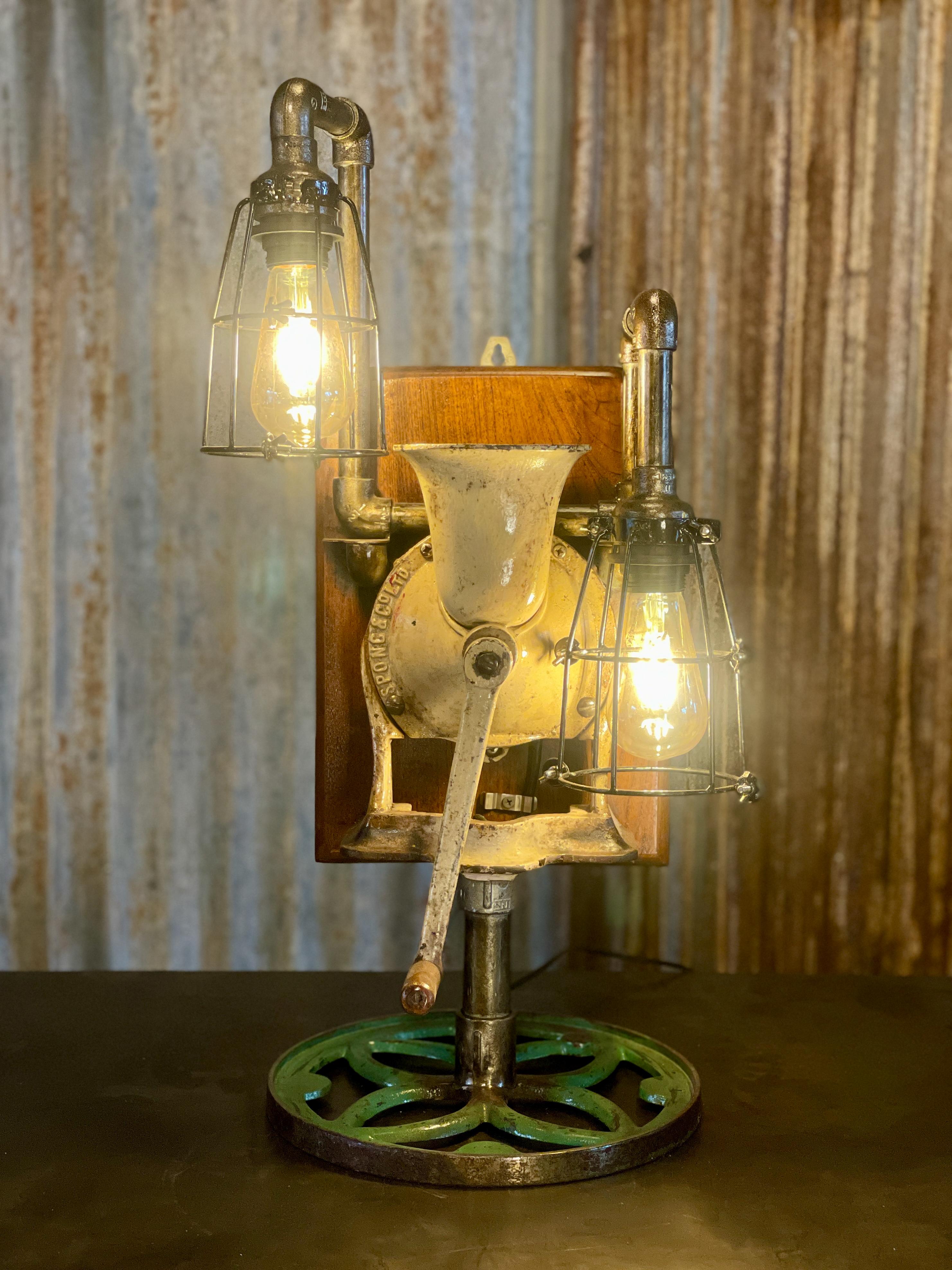 The Spong Mincer Lamp