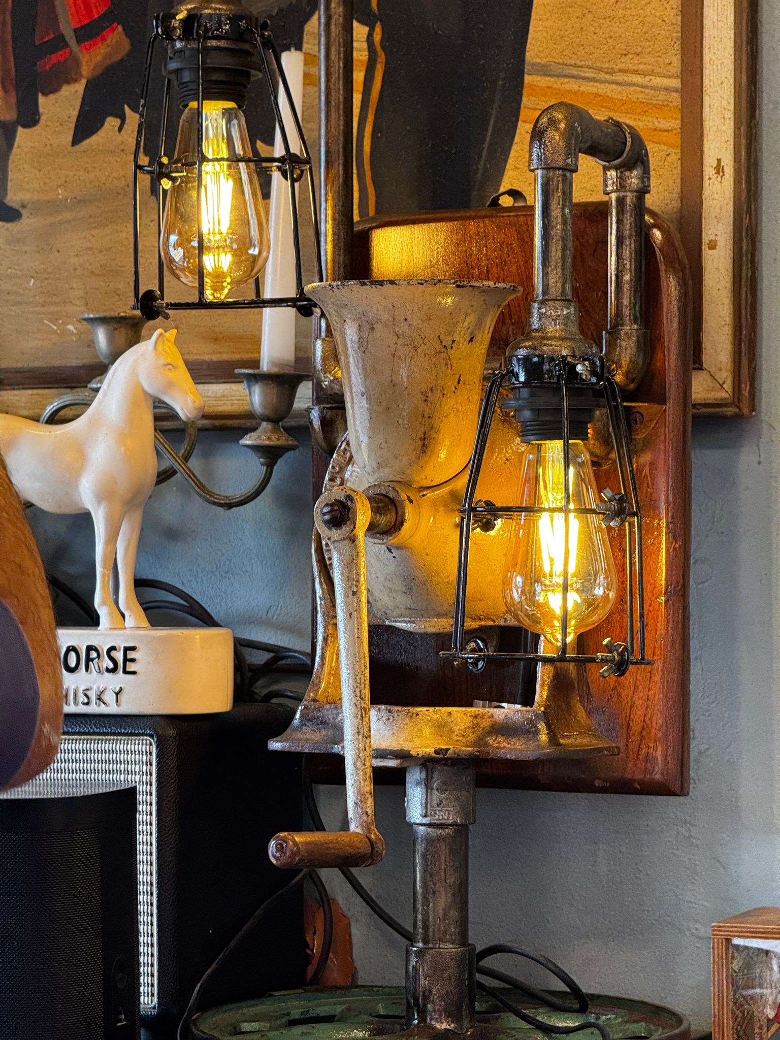 The Spong Mincer Lamp