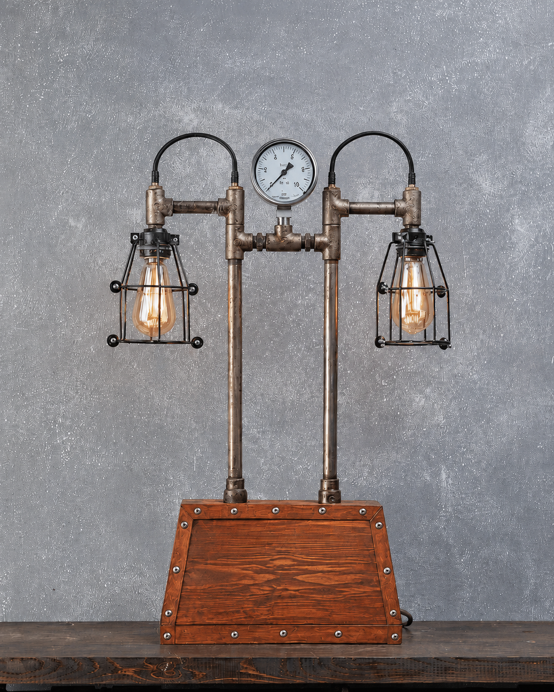 The Twin Arc Pressure Lamp