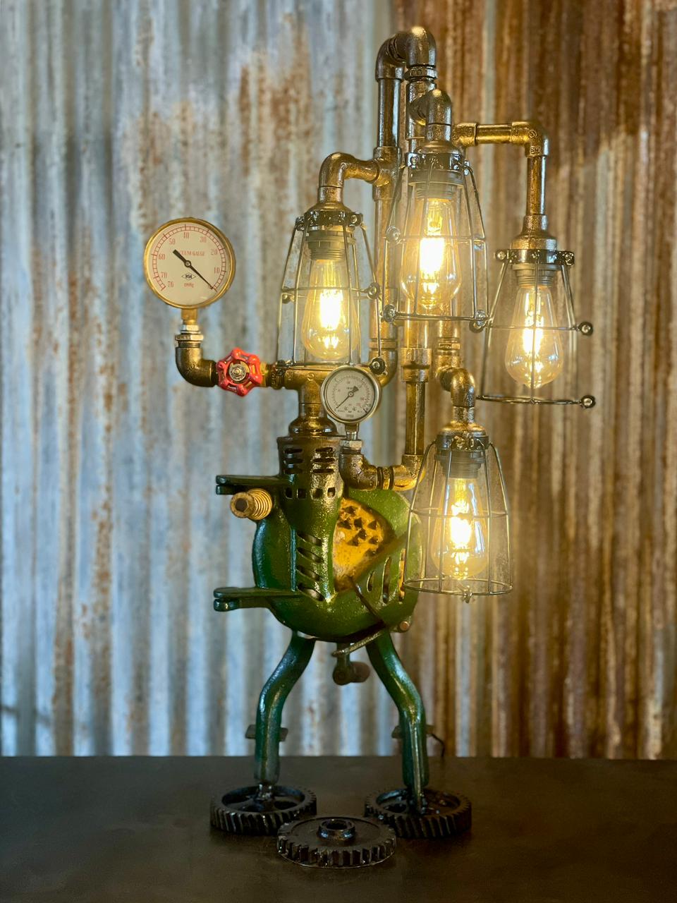The Green Motor Lamp