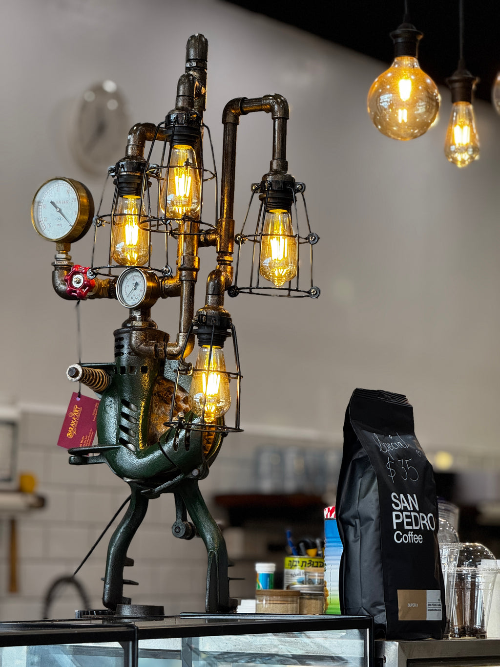 The Green Motor Lamp