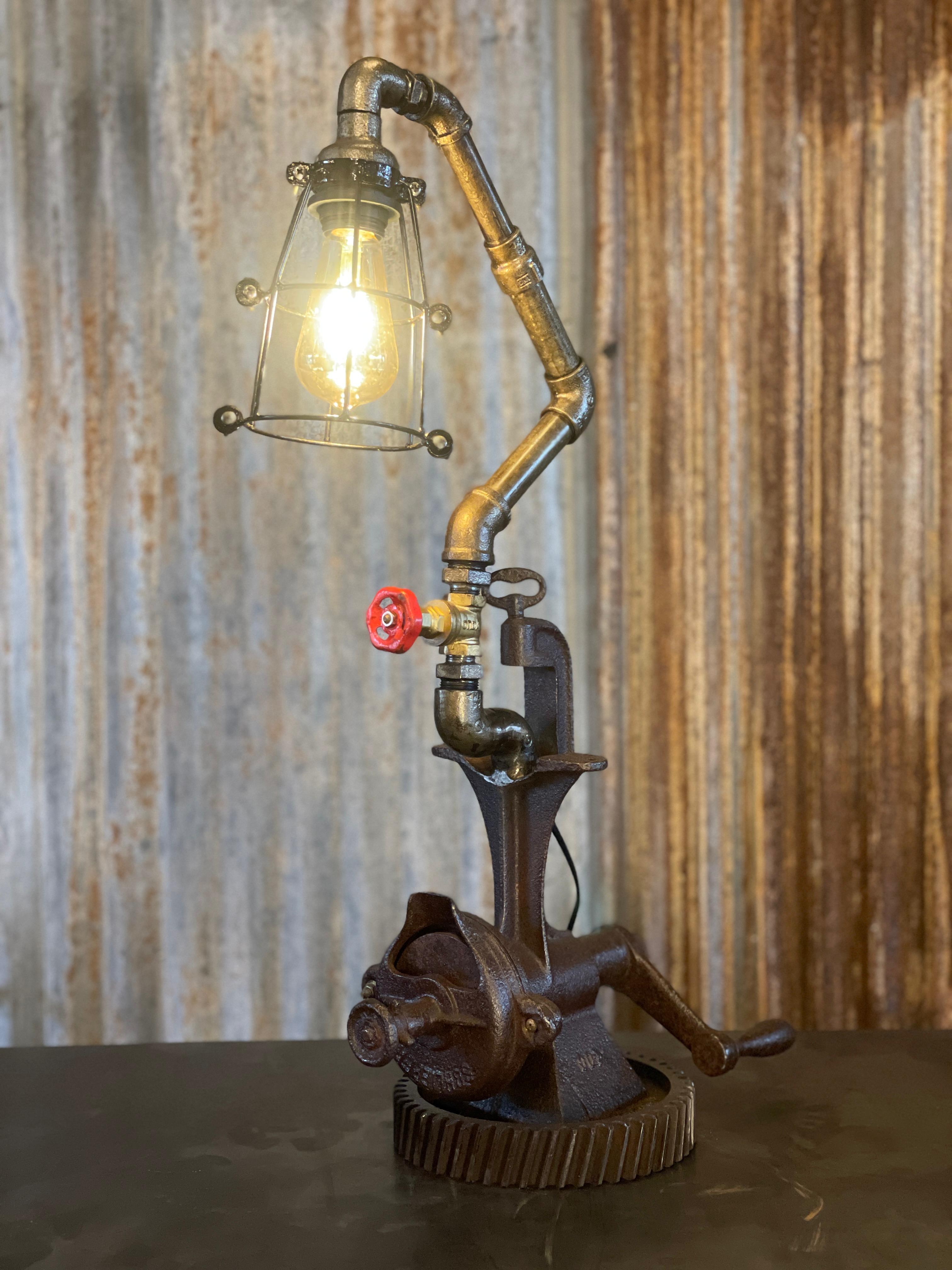 The Bench Vise Lamp
