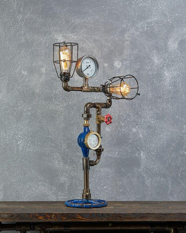The Blue Meter Lamp